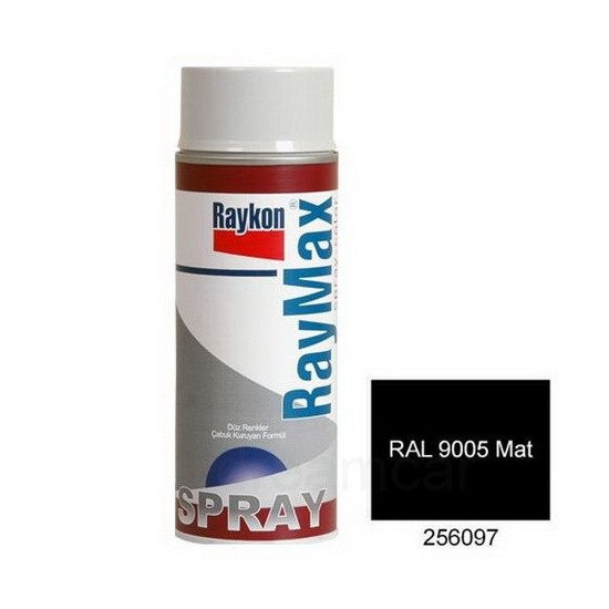 Raymax Mat Siyah (Ral 9005) Akrilik Sprey Boya 400 Ml. Fiyatı