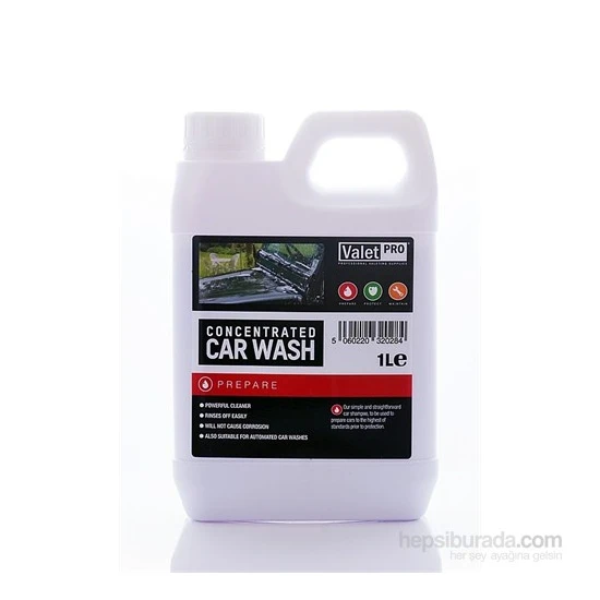 Valet Pro Concentrated Car Wash - Konsantre Ph Nötr Yıkama Şampuanı 1 L