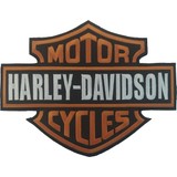 Sim Nakış Harley Davidson Motor Nakış Işleme Arma Patch Peç Yama 8 × 10,5 cm