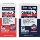 Sorvagen Omega 3 Epa Plus 1200 Mg + Sorvagen Omega3 High Dha Norveç Balık Yağı