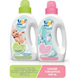 Uni Baby Sensitive Bebek Çamaşır Deterjanı 1500 ml + Bebek Çamaşır Yumuşatıcısı 1500 ml