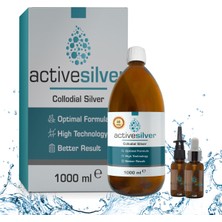 Active Silver Kolloidal Gümüş Suyu 40 PPM - 1000 ml