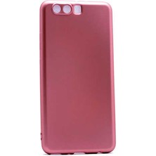 Hesaplı Dünya Huawei P10 Kılıf Mat Renkli Esnek Silikon Rosegold Renk Prm