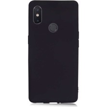 Hesaplı Dünya Xiaomi Mi 8 Se Kılıf Mat Renkli Esnek Silikon Siyah Renk Prm