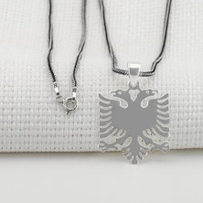 Takılingo Gümüş Sade Arnavut Erkek Kolye