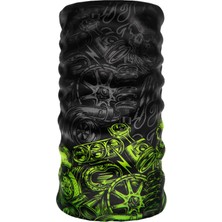 E-Taktik ® DeCollar Skull Junk Yard Web Boyunluk Bandana Balaklava