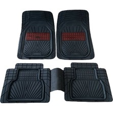 Gold Seat Leon 2005-2012 4d Maxi Havuzlu Fade Kırmızı Oto Paspas