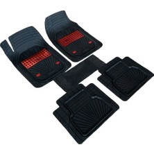 Gold Fiat Idea 2005+ 4d Maxi Havuzlu Vita Kırmızı Oto Paspas