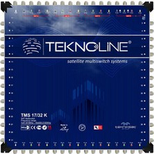 TEKNOLINE 17X32 KASKATLI MULTISWITCH UYDU DAĞITIM SANTRALI