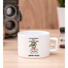 Hediye Dükkanı Kişiye Özel Biz Akıllanmayız Tasarım Esprili  Fincan