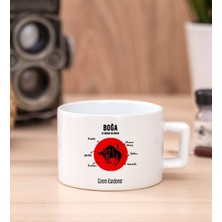 Hediye Dükkanı Kişiye Özel Boğa Burcuna Hediye Fincan