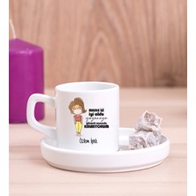 Hediye Dükkanı Kişiye Özel Maske Işi Iyi Oldu Tasarım Esprili Concept Türk Kahvesi Fincanı