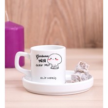 Hediye Dükkanı Kişiye Özel Garibanın Yüzü Gülür Mü Esprili Concept Türk Kahvesi Fincanı