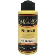 Cadence 0590 Kavun Sarı Premium Akrilik Boya 120 ml Pürüzsüz Yapı ve Yüksek Pigmentasyon