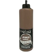 Cadence H-016 Sıcak Kahve Hybrid Multisurfaces Akrilik Boya 500 ml
