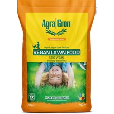 Agragron %100 Vegan Bitkisel Menşeli Çim Gübresi / Doğal Çim Coşturan Gübre 20 kg