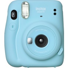 Fujifilm Instax Mini 11 Mavi Fotoğraf Makinesi 10'lu Film