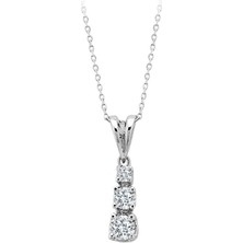 Sirius F Renk 0,47 Karat Pırlanta Tria Kolye 0410P0016