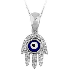 Sirius Pırlanta Taşlı Fatımanın Eli Kolye