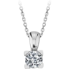 Sirius G Renk 0,47 Karat Pırlanta Tektaş Kolye 0415P0055