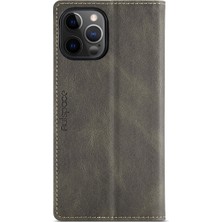 Lnobern Retro Tarzı Rfıd Engelleme Cüzdan Kılıfı iPhone 12-12 Pro (6,1 Inç) ile Uyumlu  (Yurt Dışından)