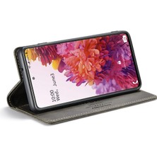 Lnobern Retro Tarzı Rfıd Engelleme Cüzdan Kılıfı Samsung Galaxy S20 Fe ile Uyumlu  (Yurt Dışından)