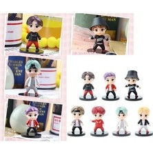 Venta Caliente 7 Parça Bts Pop Up Set, Bts Bebek Modeli Süsler, Bts Mini Figür-2 (Yurt Dışından)