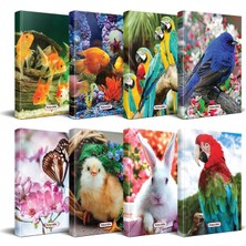 Halk Kitabevi Sevimli Hayvanlar Planlama Defteri Seti 13,5 x 21 cm 8'li