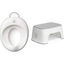 Babybjörn Klozet Adaptörü & Safe Step Banyo Basamağı / White Grey