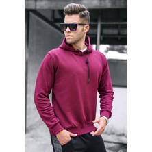 Madmext Bordo Erkek Sweatshirt 5334