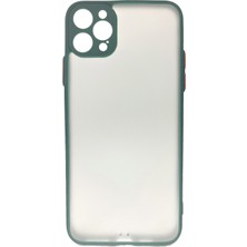 Nettech Apple iPhone 12 Pro Max Uyumlu Kontrast Renkli Tuş Seri Silikon Kılıf