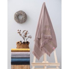 Cotton Box Cottonbox Twins %100 Pamuk Bej Plaj Havlusu