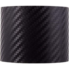 Temiz Pazar Siyah Karbon Kaplama Şerit Çıta Kaplama Folyosu  5 cm x 5 Metre
