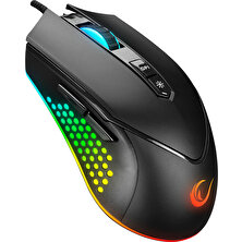 Rampage SMX-R43 X-Grınd 6400 Dpi Rgb LED Efektli Oyuncu Mouse Siyah
