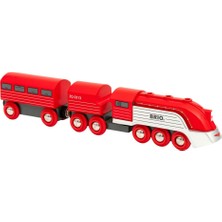 Brio World Kırmızı Buharlı Tren 33557