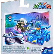 Pj Masks Pj Maskeliler 2'li Figür ve Araç Seti Catboy-Luna Girl F2649-F2840