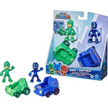 Pj Masks Pj Maskeliler 2'li Figür ve Araç Seti Gekko-Night Ninja F2649-F2841