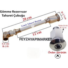 Feyza Gömme (Asma) Klozet Taharet Çubuğu 20 cm