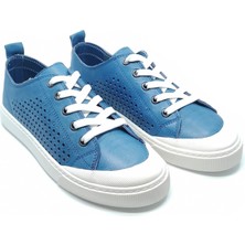 Janestt Kadın Mavi Sneakers 301-12104 37