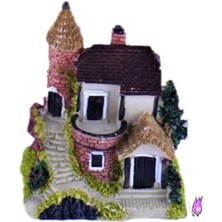 Morlalem Teraryum Taş Örme Saman Çatı 42MM Silikon Kalıp K-295