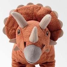 Meg Store Jattelık Kahverengi Triceratops Peluş Dinozor Oyuncak