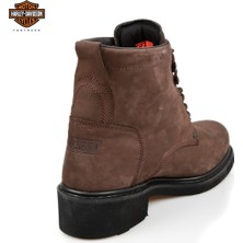 Harley Davidson Gibson Erkek Bot Dark Brown - Crazy Deri