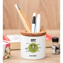 Hediye Dükkanı Kişiye Özel Akrep Burcuna Hediye Kalemlik