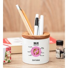 Hediye Dükkanı Kişiye Özel Balık Burcuna Hediye Kalemlik