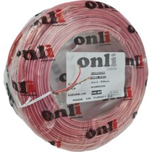 Onli 2X1.50MM Hoparlör Kablosu 100METRE Şeffaf