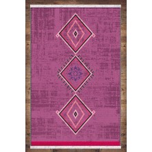 Soho Halı Karolar Iskandinav Desenli Yıkanabilir Kaymaz  Salon Halısı Dekoratif Kilim ARM-1203