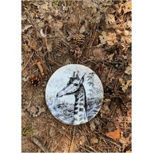 Dekofabrik Wild Gıraffe 23 cm. Tabak