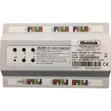 Multitek Mb--4+1 Video Yükseltici(1 Giriş 5 Çıkış)