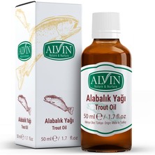 Alvin Alabalık Yağı, Doğal, 50 ml