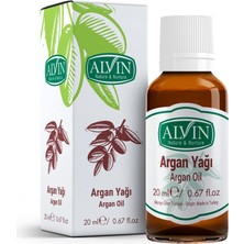 Alvin Argan Yağı, Soğuk Sıkım ve Doğal, Saç Bakımı, 20 ml